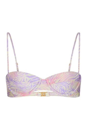 JACI Zebra Haze - Balconette Bikini Top